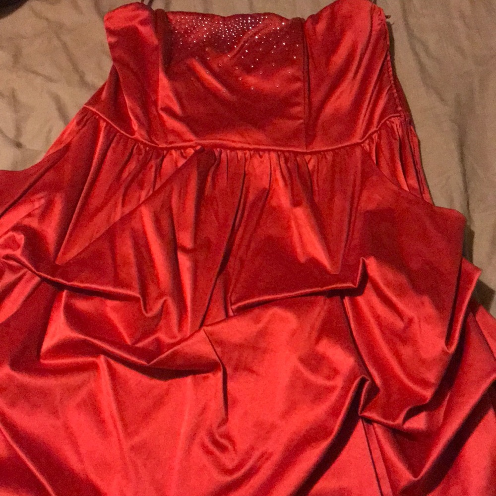 Red Prom Dress with Pockets